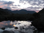 Вечернее отражение в озере Духов