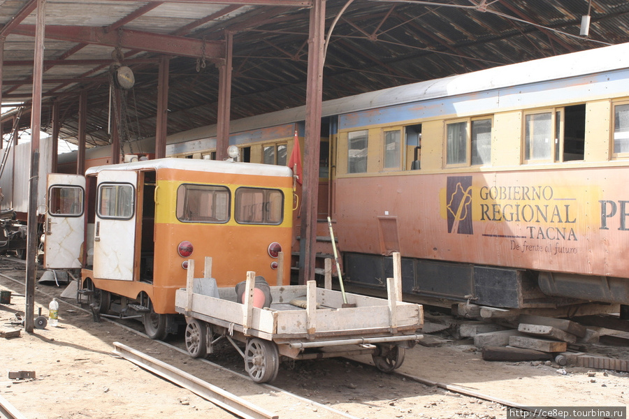 Экскурсия в прошлое железной дороги Перу Такна, Перу