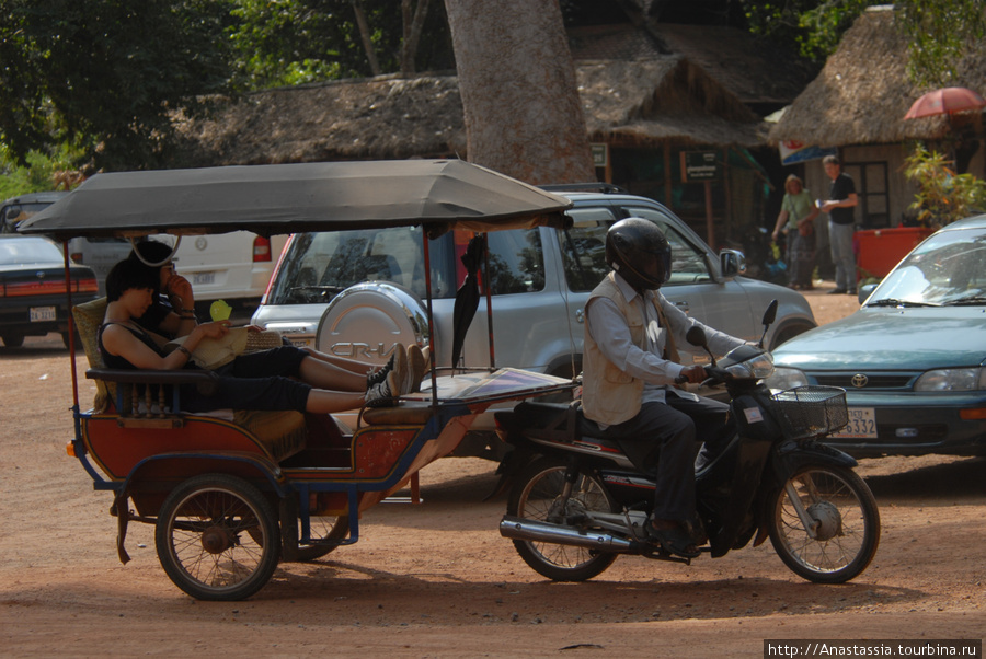 Транспорт к храмам Сиемреап, Камбоджа