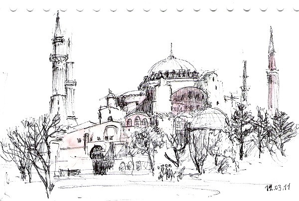 Ая-Софья — взгляд вперед Стамбул, Турция