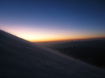 Рассвет  на склоне Эльбруса (восхождение на гору)