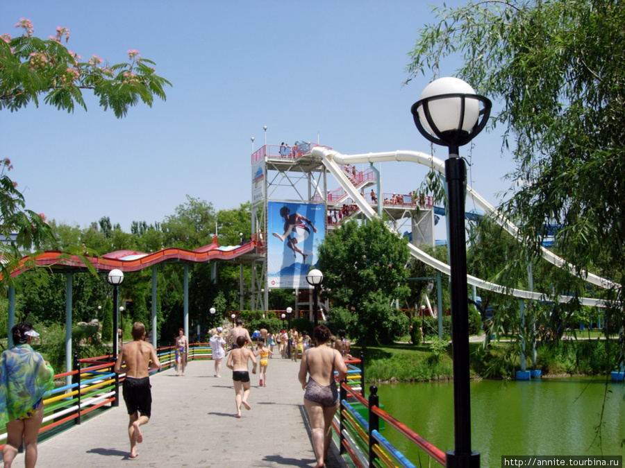 Аквапарк, общий вид. Ташкент, Узбекистан