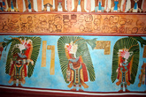 Фреска внутри гробницы майя — копия