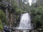 водопад Корбу, в заповеднике