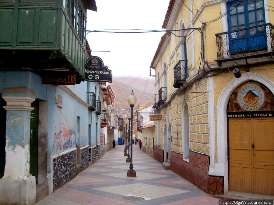 улица Падилла (Padilla) Потоси, Боливия