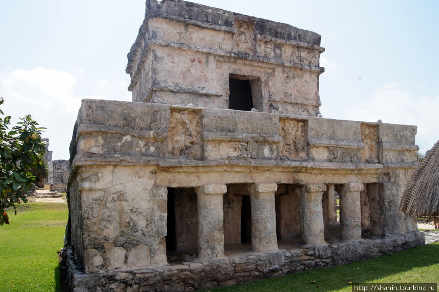 Руины дворца в Тулуме Тулум, Мексика