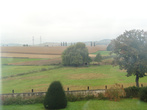 Вид из окна на сельскую Францию.Умиротворяющее зрелище