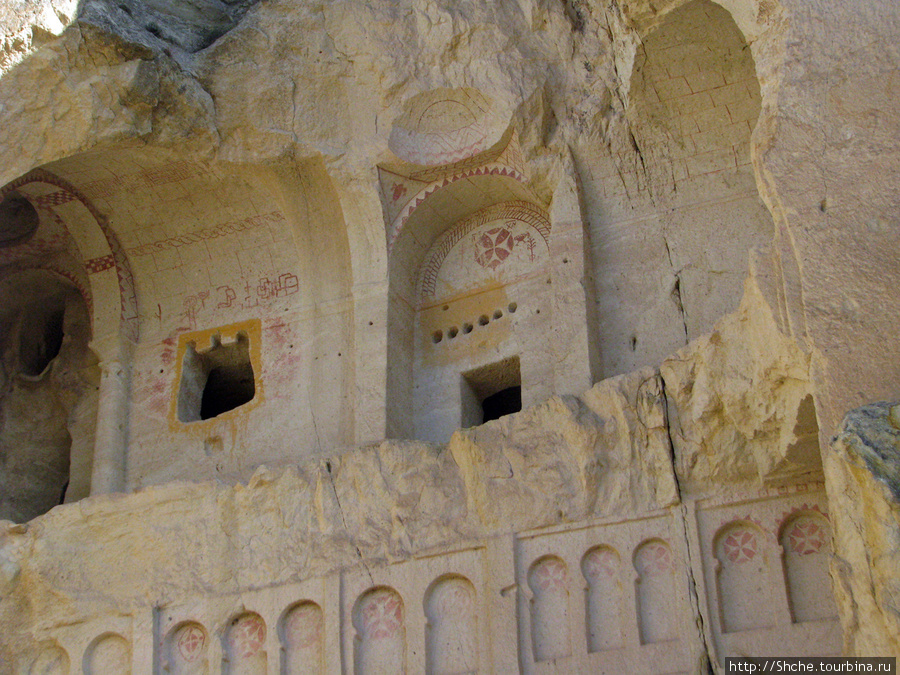 верхние этажи — церкви Гёреме, Турция