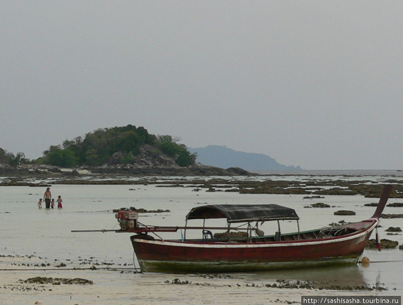 Отлив на Ко Липе Остров Липе, Таиланд