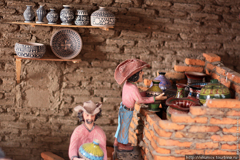 Выставка керамики. Тлакепак, Мексика