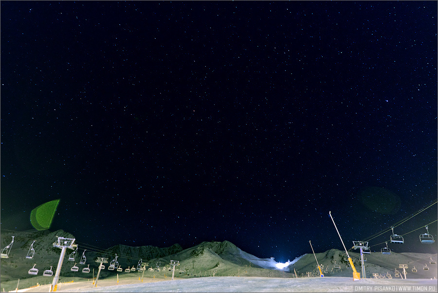Звездное небо в Пас де ля Каса Пас-да-ла-Каса, Андорра