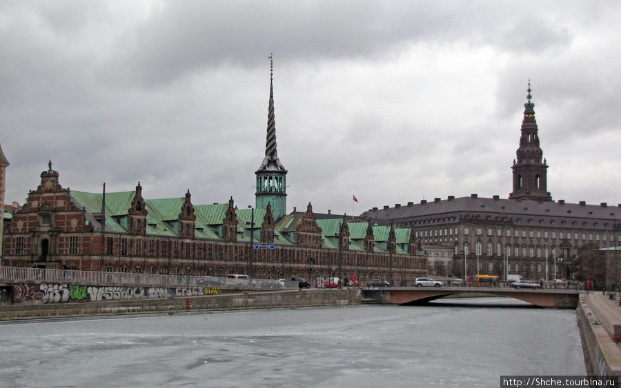 Здание биржи ( Borsen) Копенгаген, Дания