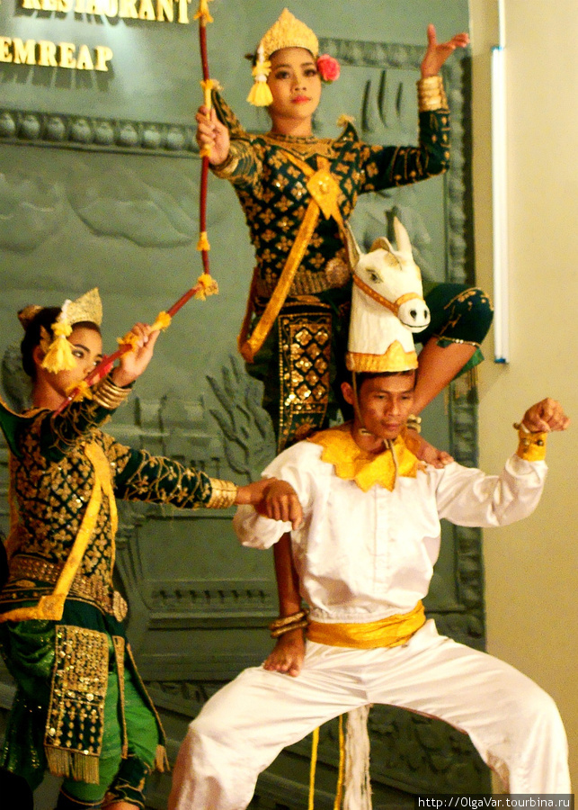 Поэзия танца божественной апсары Сиемреап, Камбоджа