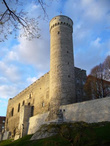 Таллинн. Тоомпеа. Крепость возвышается на 50 метров от уровня.