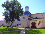 Великий князь Василий Иванович посетил Тихвинский монастырь в 1527 году. Двадцать лет спустя по дороге из Новгорода здесь побывал его сын Великий князь Иван Грозный.