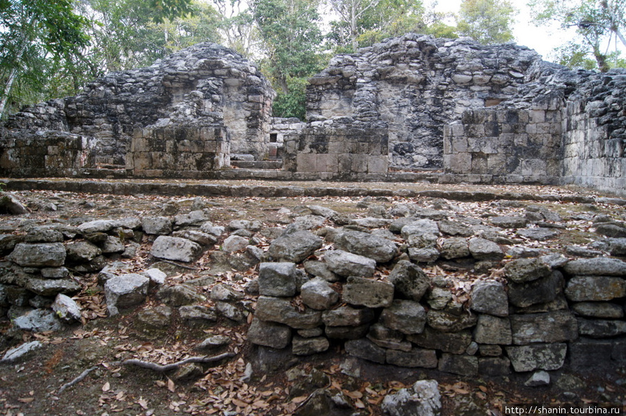 Руины древнего города Чиканна Шпухиль, Мексика