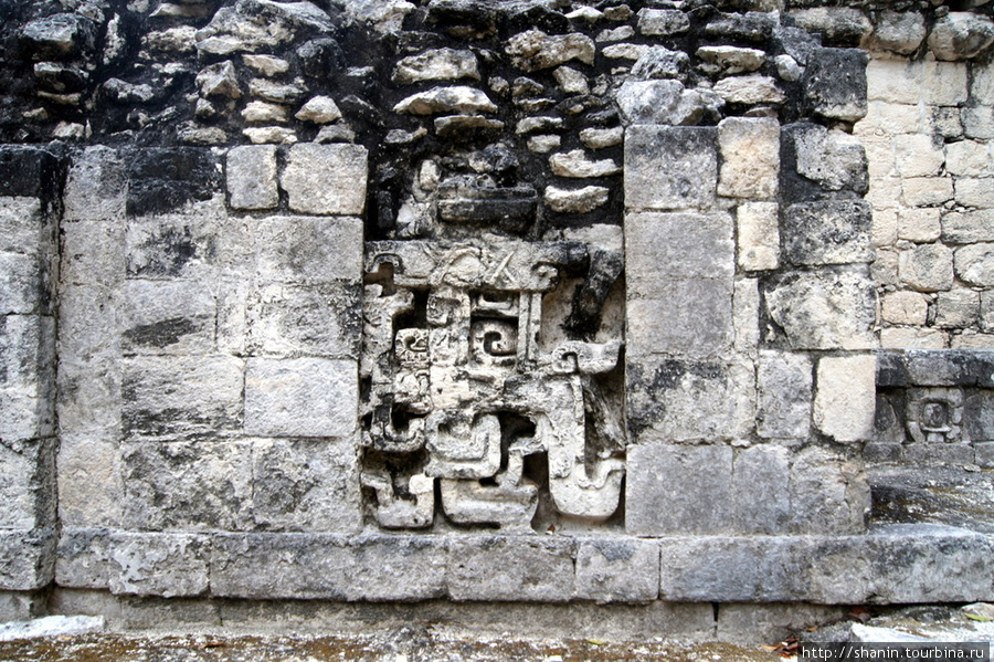 Руины города Чиканна Шпухиль, Мексика