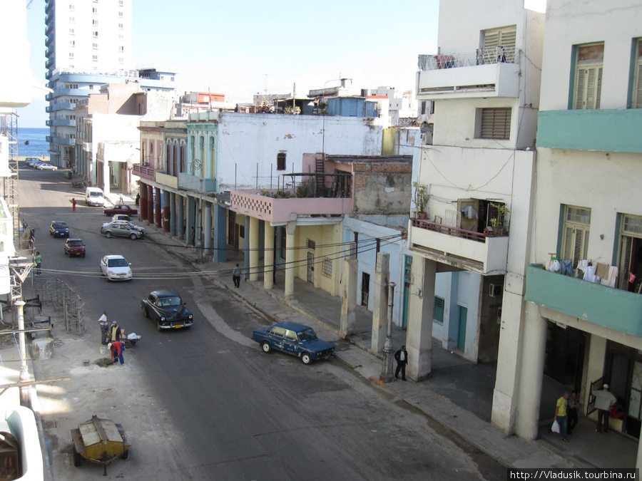 Вид из окна касы Гавана, Куба