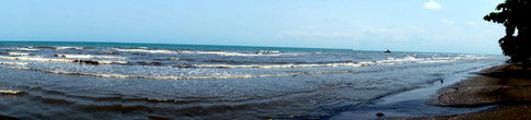 Панорама КАрибского моря в Ливингстоне