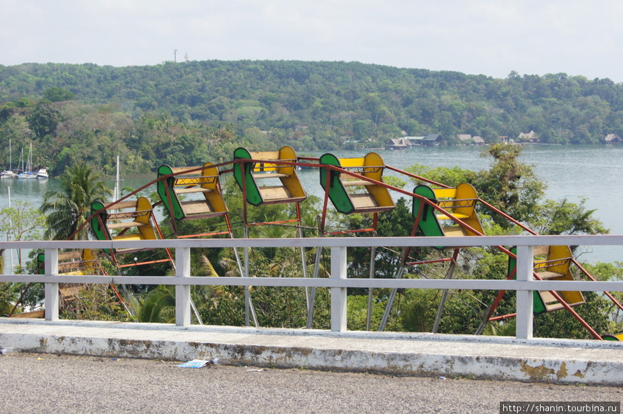 Вид с моста Рио-Дульсе, Гватемала