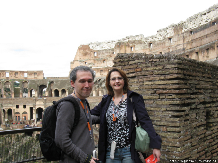 Даже не верится, мы в Колизее. Рим, Италия