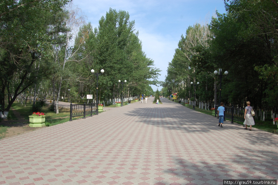 Городской парк Уральска Уральск, Казахстан