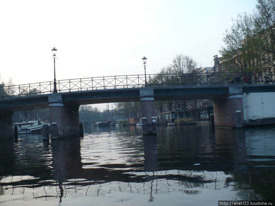 Прогулка по каналам Амстердам, Нидерланды
