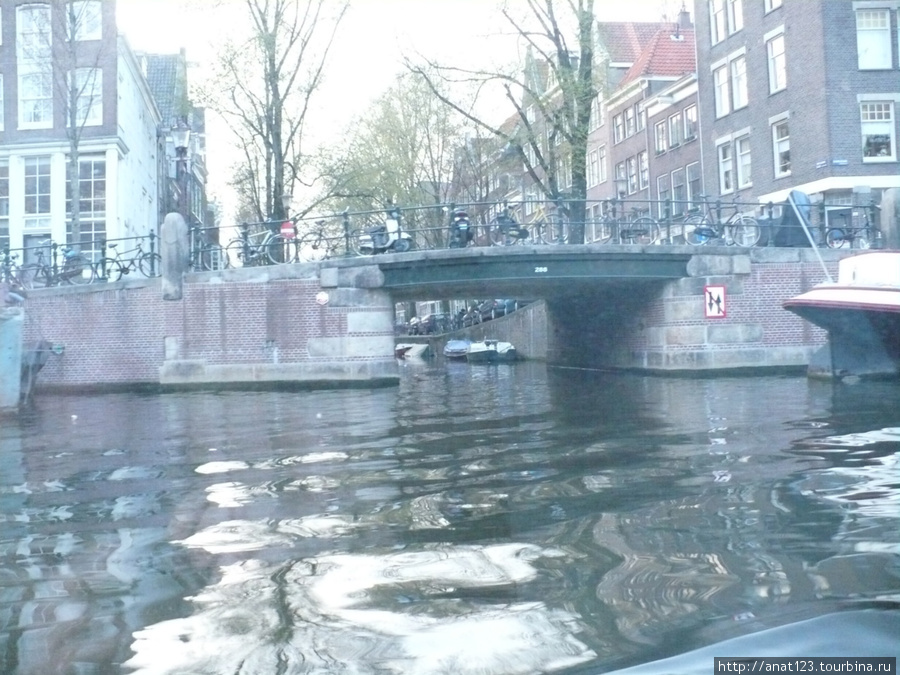 Прогулка по каналам Амстердам, Нидерланды