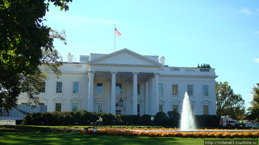 Пенсильвания-авеню, 1600 Дворец президента — Белый Дом Вашингтон, CША