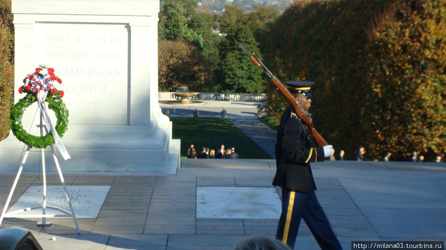 Могила неизвестного солдата. Вашингтон, CША