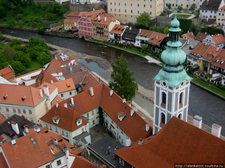 Чешский Крумлов - городок XIV века Чешский Крумлов, Чехия