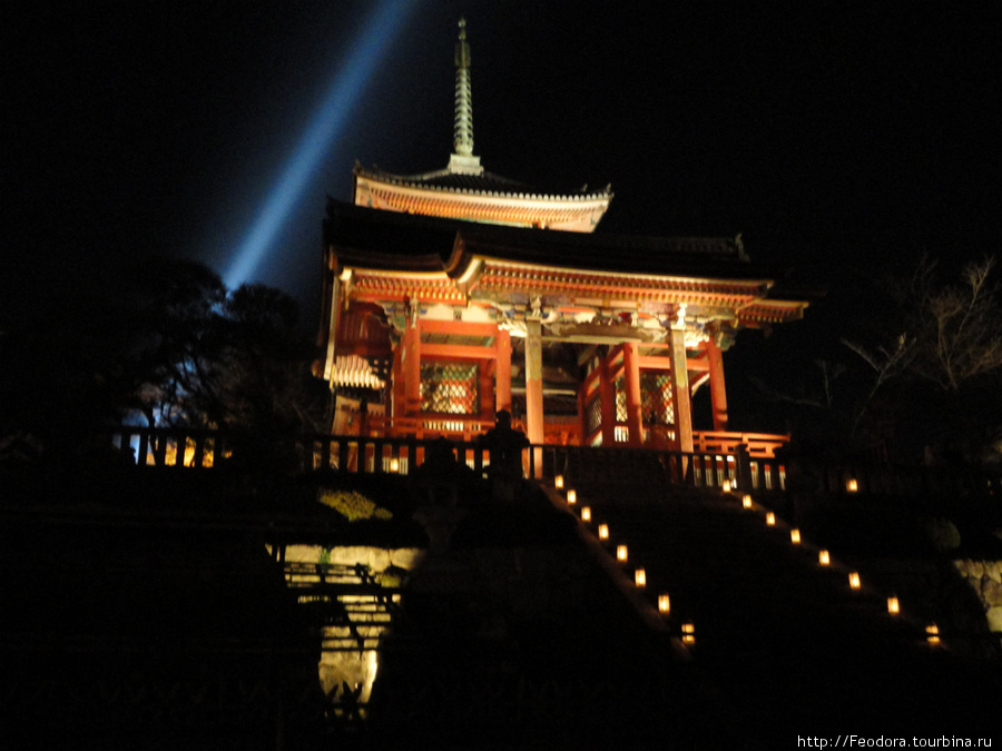 Киото.Буддийский храм. Луч на Индию Япония