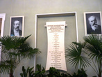 Список великих композиторов, выступавших в Зале Филармонии.