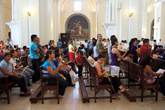 Пальмовое воскресенье в соборе Успения Девы Марии в Леоне
