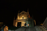 Сан-Херонимо-эль-Реаль (шестнадцатый век) — церковь королей Испании в вечернем освещении