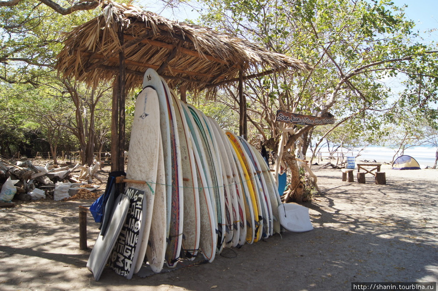 Доски для серферов на прокат Сан-Хуан-дель-Сур, Никарагуа