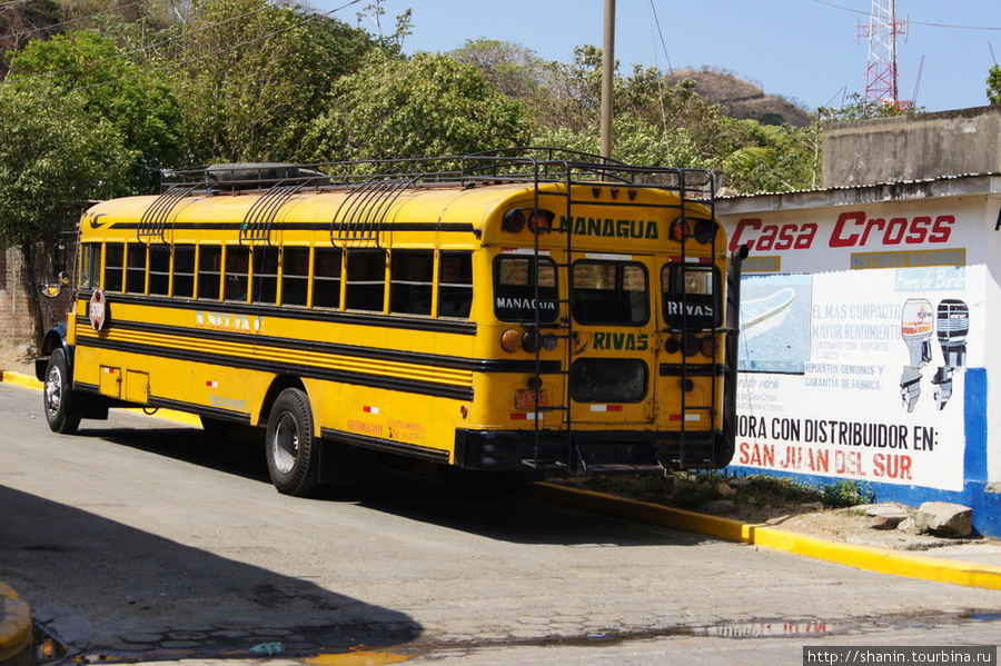 Автобус в Сан-Хуан-дель-Сур Сан-Хуан-дель-Сур, Никарагуа