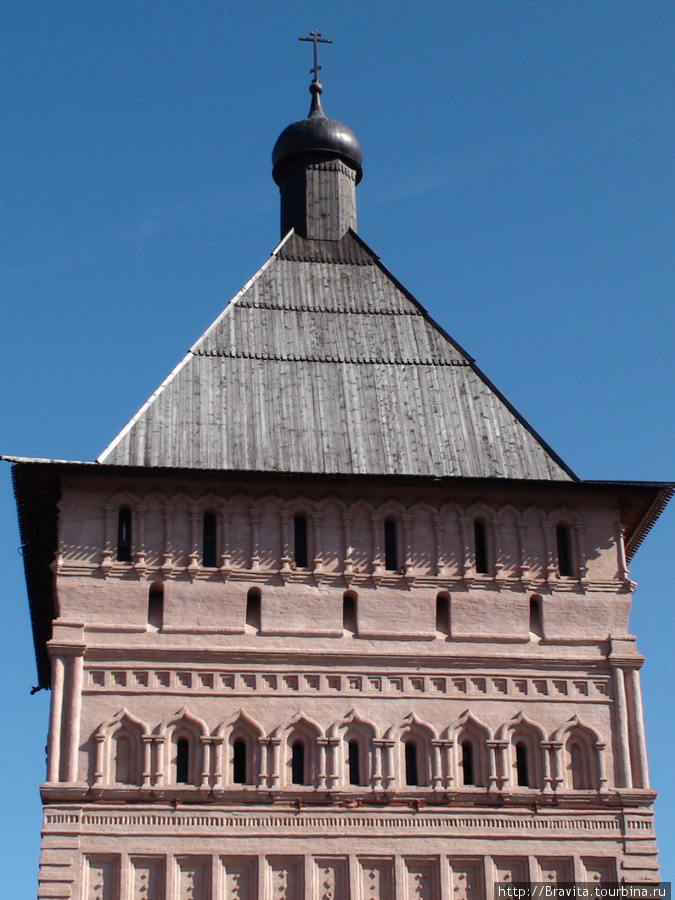 Проездная башня в Спасо-Евфимиевом монастыре Суздаль, Россия