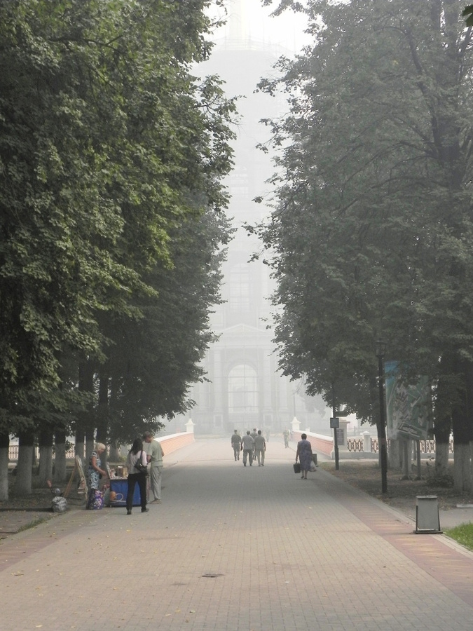 Рязань в дыму, 2010 Рязань, Россия