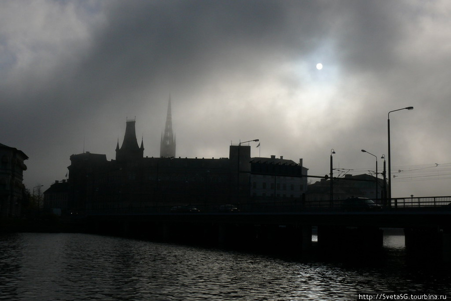 Стокгольм в тумане