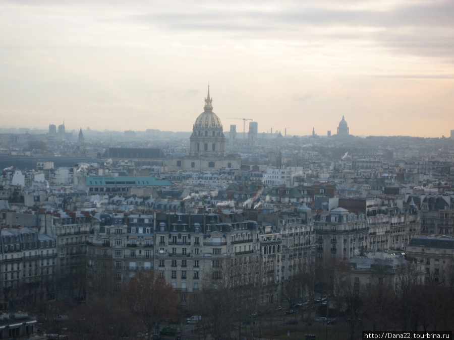 Рассвет над Парижем Париж, Франция