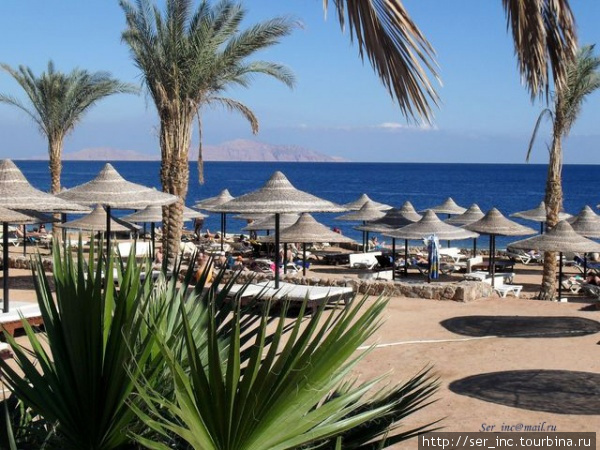 Пляж Палм Бич — бесплатный пляж отеля Шарм-Эль-Шейх, Египет