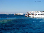 Яхты у коралловых рифов вблизи острова Тиран