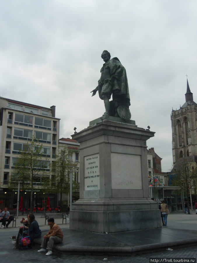 Памятник Рубенсу Антверпен, Бельгия