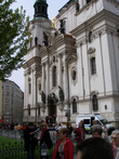 Храм Святого Микулаша или церковь Святого Николая на Староместской площади .