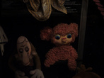 В музее кукол. Этот Чебурашка приехал из Санкт-Петербургского театра кукол, 1971 год.