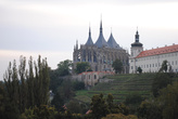Вид на собор Барбары и иезуитский монастырь