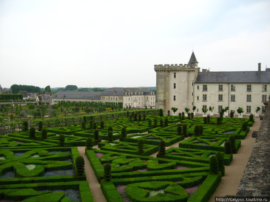 Вилландри — единственный в своём роде парк-огород Франция