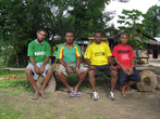 папуасы, жители Вутунга