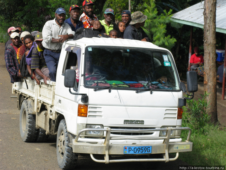 Папуасский автостоп Папуа-Новая Гвинея